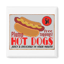 HotDogSign,magnet by Imaginechest HotDogSign,magnet