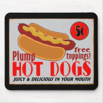 HotDogSign,mousepad by Imaginechest HotDogSign,mousepad