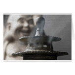 Hotei Buddha and Incense cards