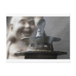 Hotei Buddha and Incense postcards