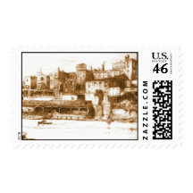Hotel 1880 del puente del alambre sellos