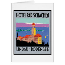 Hotel Bad Schachen cards by vintagegiftmall Hotel Bad Schachen cards