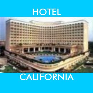 Hotel California button