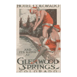 Hotel Colorado & Baths Poster Canvas Prints