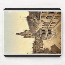 Hotel de Ville, Cologne, the Rhine, Germany classi Mouse Pad