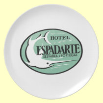 Hotel Espadarte Sesimbra Portugal plates
