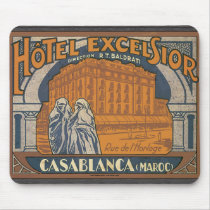 Hotel Excelsior Casablanca (Maroc), Vintage Mousepad