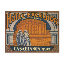 Hotel Excelsior Casablanca Postcard