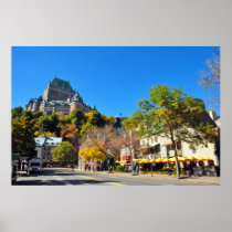 Hotel Frontenac High Above Quebec City Poster