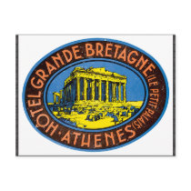 Hotel Grande Bretagne (Le Petit Palais Athenes, Vi Post Card