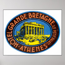 Hotel Grande Bretagne (Le Petit Palais Athenes, Vi Print