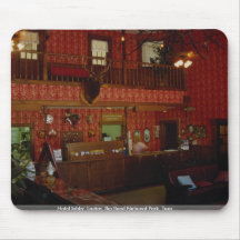 Hotel lobby, Lajitas, Big Bend National Park, Texa Mousepads