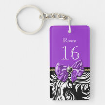 Hotel lodge resort room key acrylic key chains