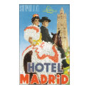 Hotel Madrid posters by vintagegiftmall Hotel Madrid posters
