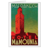 Hotel Mamounia Marrakech Greeting Cards