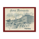 Hotel Metropole, Venice, Italy Vintage Postcards