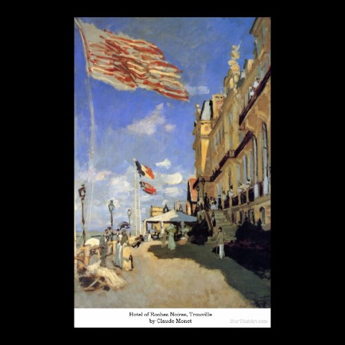 Hotel of Roches Noires, Trouville by Claude Monet Print