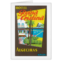 Hotel Reina Cristina Algeciras Greeting Card