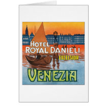 Hotel Royal Danieli Excelsior Venezia cards by vintagegiftmall Hotel Royal Danieli Excelsior Venezia cards