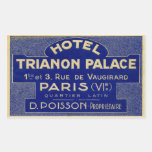 Hotel Trianon Palace (Paris France) Rectangular Stickers