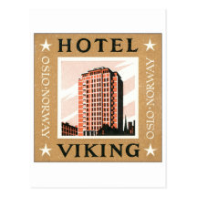 Hotel Viking, Oslo Norway Post Card