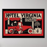 Hotel Virginia (Long Beach California) Poster