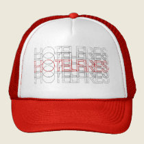 HotelFires Trucker Hat Hoops hats