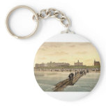 Hotels and beach, Borkum, Schleswig-Holstein, Germ Key Chain