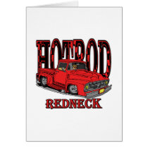 Hotrod Redneck Greeting Card