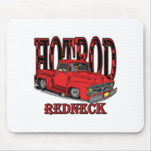 Hotrod Redneck Mouse Pad