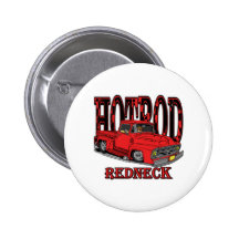 Hotrod Redneck Pin