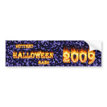 Hottest Halloween Bash 2009 Blue bumper stickers