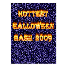 Hottest Halloween Bash 2009 Blue Post Cards