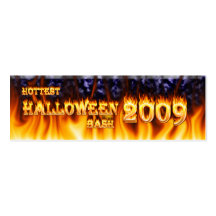 Hottest halloween bash party invitation cards business cards