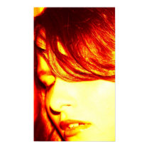 Hottie (lip stick girl) posters