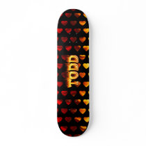 Hottie Todd fire and flames skateboards