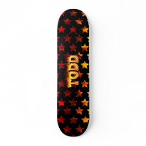 Hottie Todd fire and flames skateboards