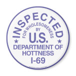 HOTTNESS REFRIGERATOR MAGNETS