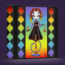 Hotty Pixie Stick Freak Fire Fairy Binder binders