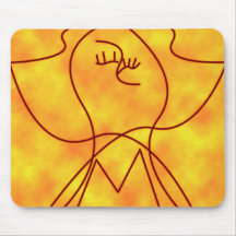 HotWomanFire Mousepad