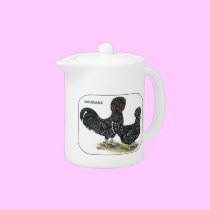 Houdan Chickens teapots