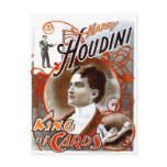 Houdini - King of Cards Postcard