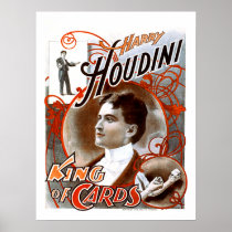 Houdini - King of Cards Print
