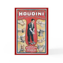 Houdini ~ Vintage Handcuff Escape Artist Greeting Cards