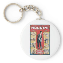 Houdini ~ Vintage Handcuff Escape Artist Key Chains