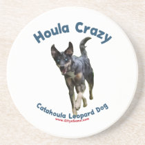 Houla Dog Crazy Beverage Coasters