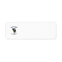 Houla Dog Crazy Custom Return Address Label
