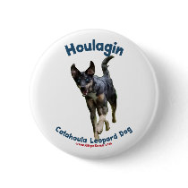 Houlagin Catahoula Dog Pinback Button
