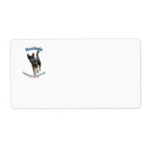 Houlagin Catahoula Dog Personalized Shipping Label