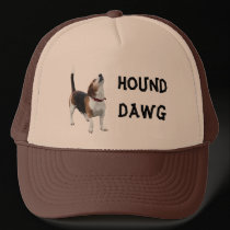Hound Dawg Beagle Howling Dog Photo Hat